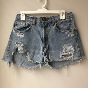 Vintage Levi 505 Denim Shorts